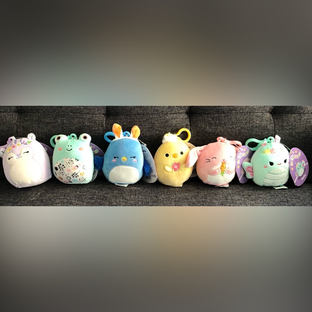 NWT Squishmallow Easter Clip-On Plush (3.5 in.)